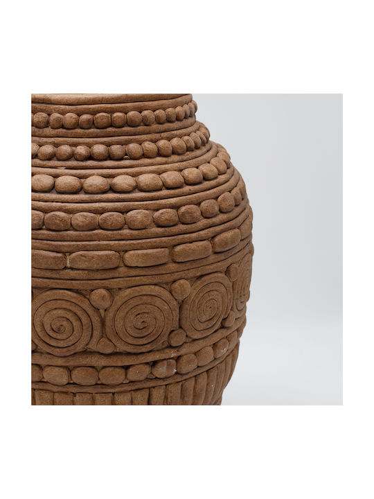 Decorative Vase Brown 26.5x26.5x34cm