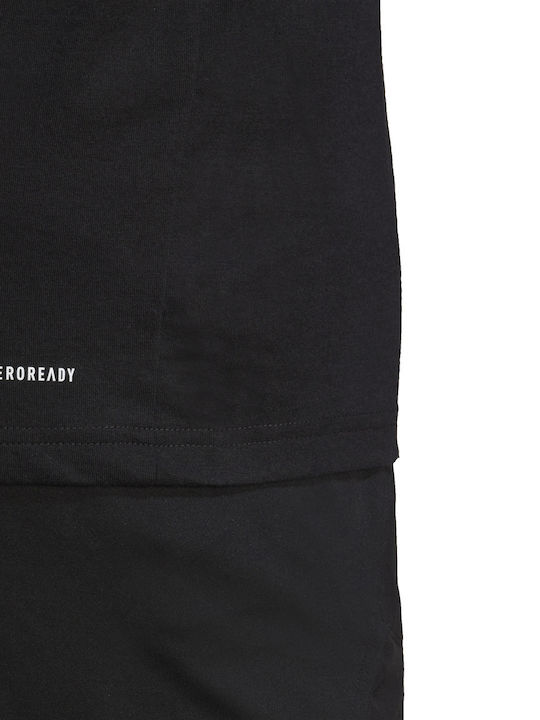 Feelready Aeroready Αθλητικό T-shirt Μαύρο
