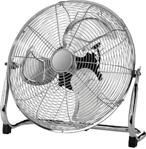 Lineme Bodenventilator 100W Lüfterdurchmesser 45cm Silber