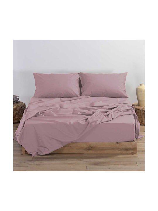 Nef-Nef Homeware Basic Σετ Μαξιλαροθήκες με Φάσα Amethyst 1213 52x72εκ.