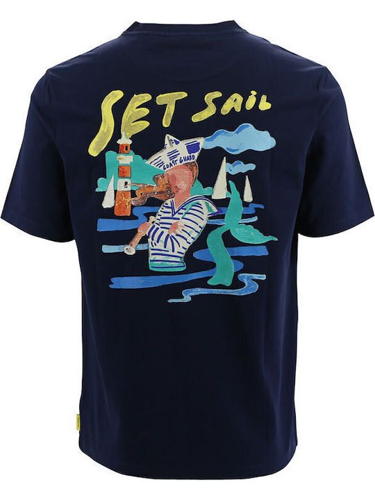 Artwork T-shirt Navy Blue