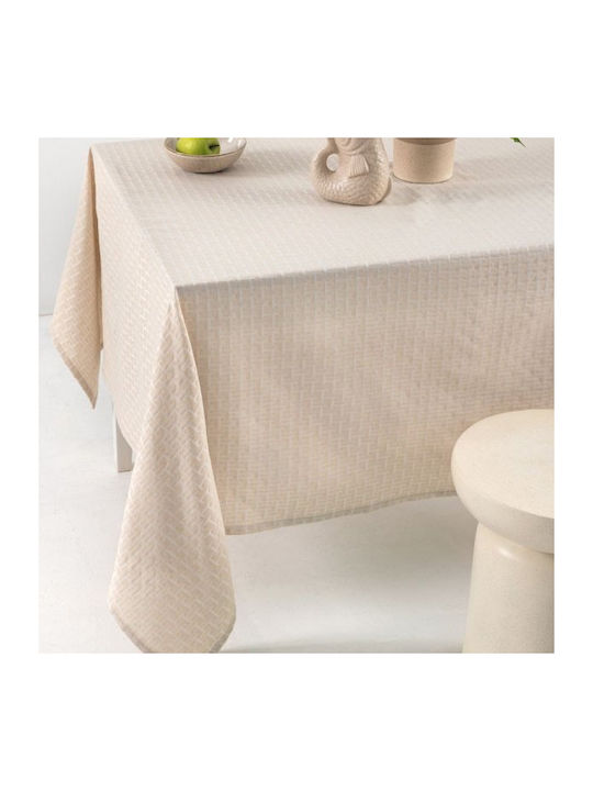 Palamaiki Τραπεζομάντηλο Αλέκιαστο Milly Beige 175x260εκ.