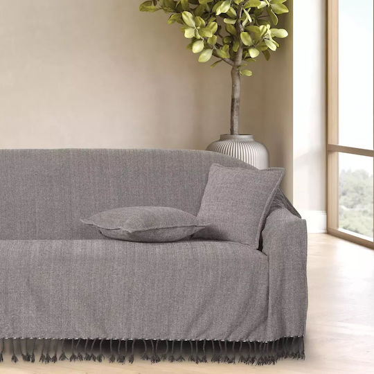 Das Home Μαξιλάρι Καναπέ 0275 Dark Grey 40x40εκ.