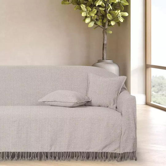 Das Home Sofa Cushion 0272 Velvet Light Grey 40x40cm