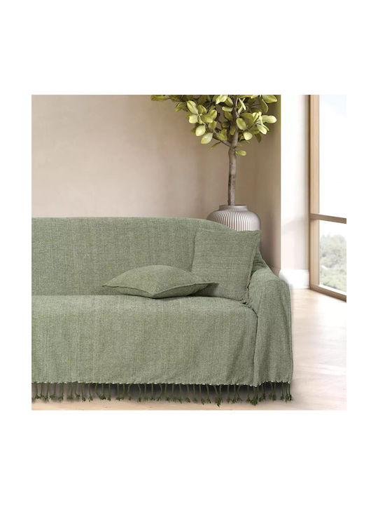 Das Home Sofa Cushion 0273 Velvet Olive 40x40cm