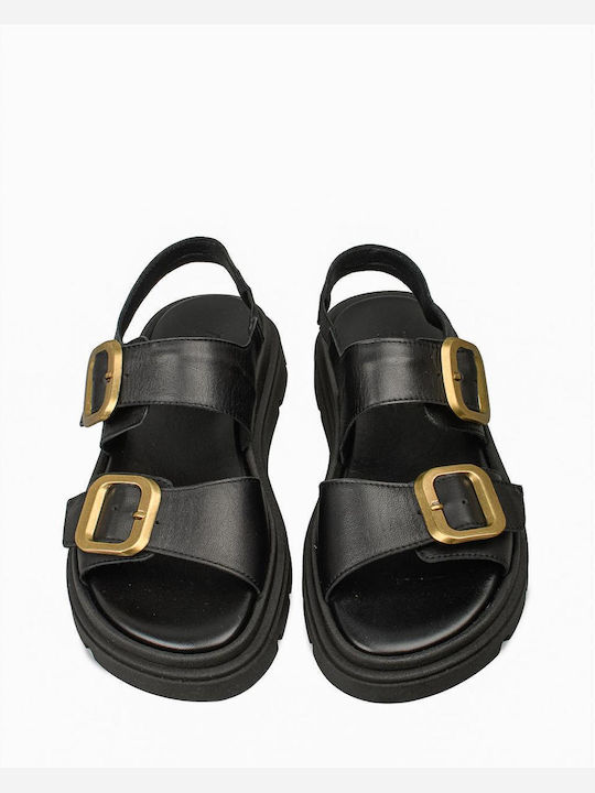 Γυναικεία Σανδάλια Flatforms Μαύρα