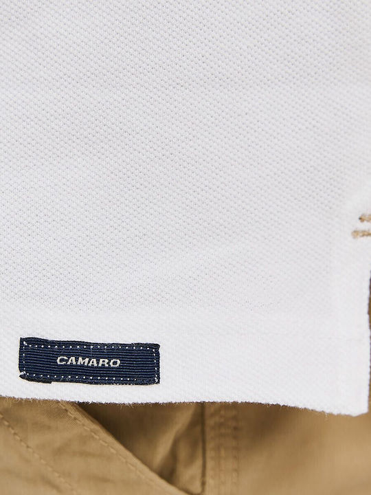 Polo Short Sleeve White Blouse