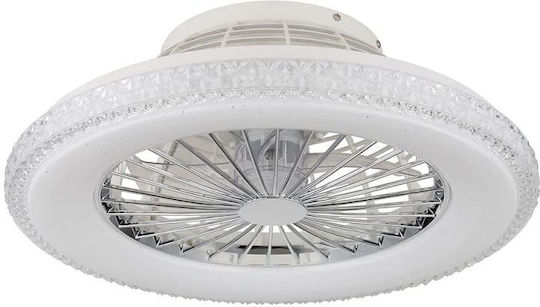 Globo Lighting Corusso Tip Închis (Plafonieră) 50cm Cu Lentile De Mărire Albă