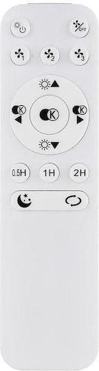 Globo Lighting Corusso Tip Închis (Plafonieră) 50cm Cu Lentile De Mărire Albă