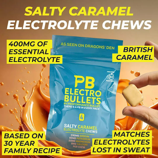 Performance Bullet Electro Bullets Salty Caramel 4 Kautabletten