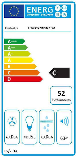 Electrolux Μηχανισμός Απορρόφησης 52cm Γκρι