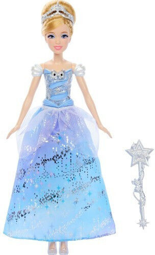 Mattel Cinderella with magic wand Doll for 3+ years+ Years 25.58cm (Various Designs/Assortments of Designs) 1pc
