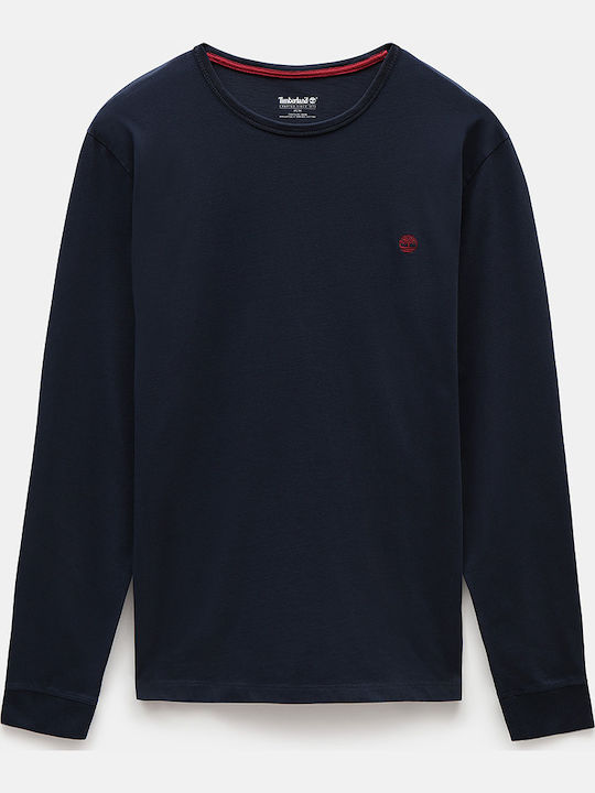 Dustan River Long Sleeve Navy Blouse