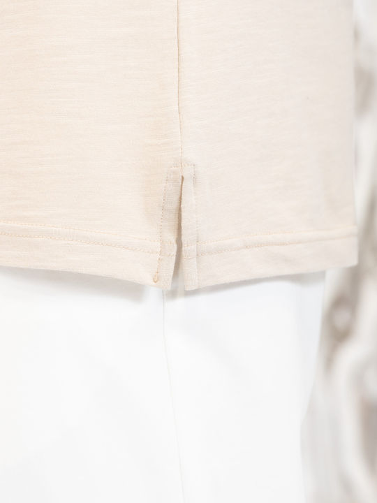 T-shirt Μπεζ