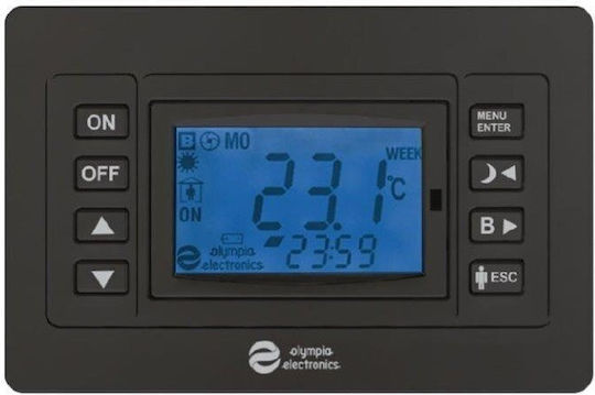 Olympia Electronics BS-851-KIT-C Ψηφιακός Θερμοστάτης Χώρου