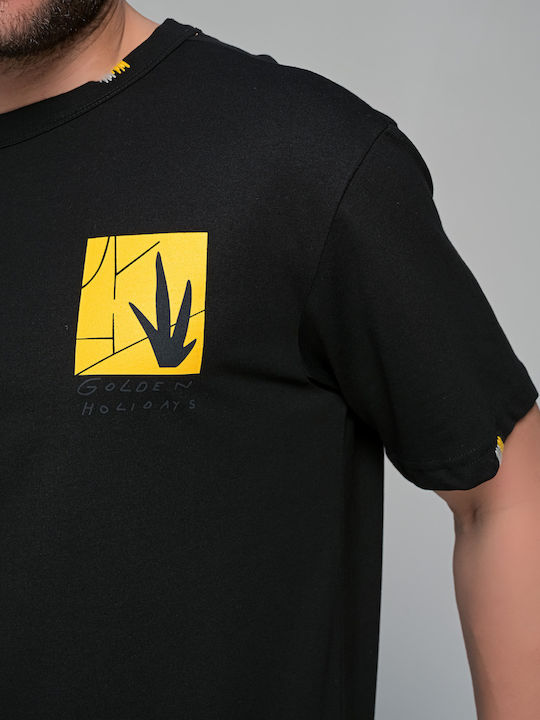 Golden T-Shirt Black