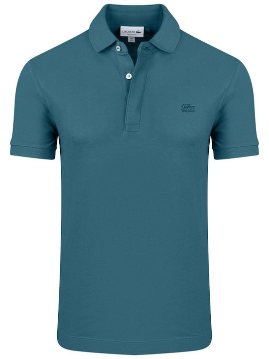 Polo Short Sleeve Blouse Turquoise