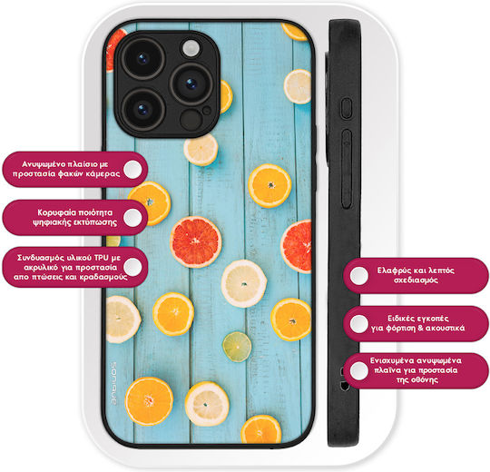 Калъф Sonique Fruit Series Samsung Galaxy Z Fold 4 Грейпфрут