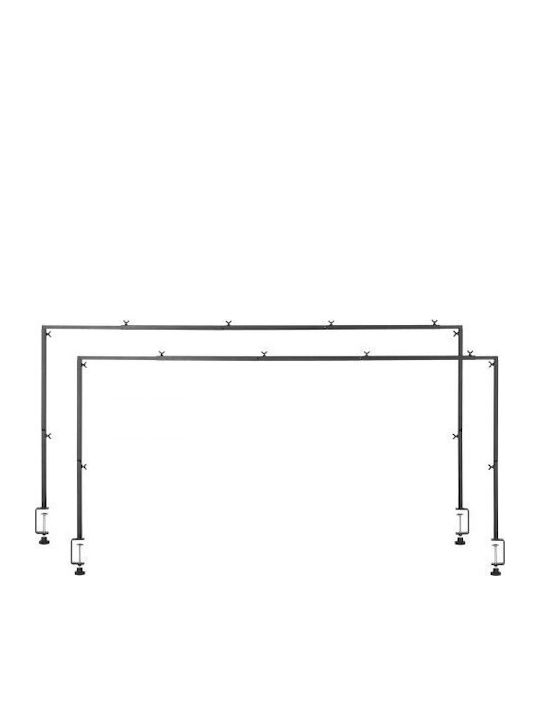Vevor 2pcs Over Table Rod Stand Arch Frame 28-98 In L Adjustable Clamp Décor