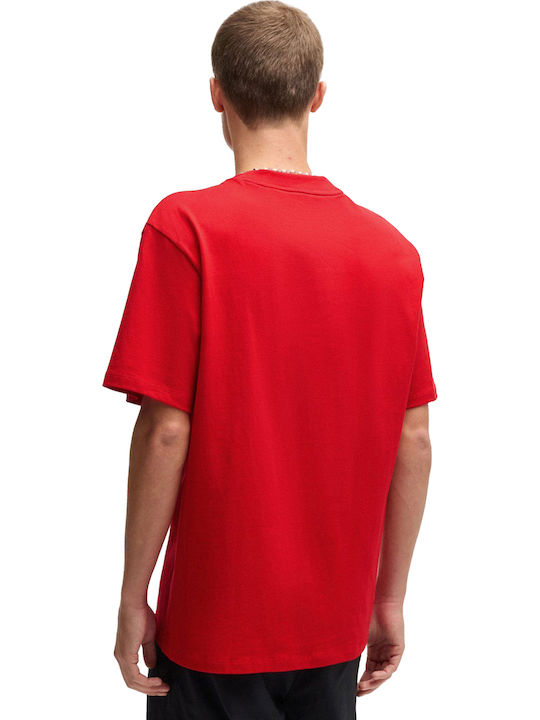 Hugo Dapolino T-shirt Κόκκινο