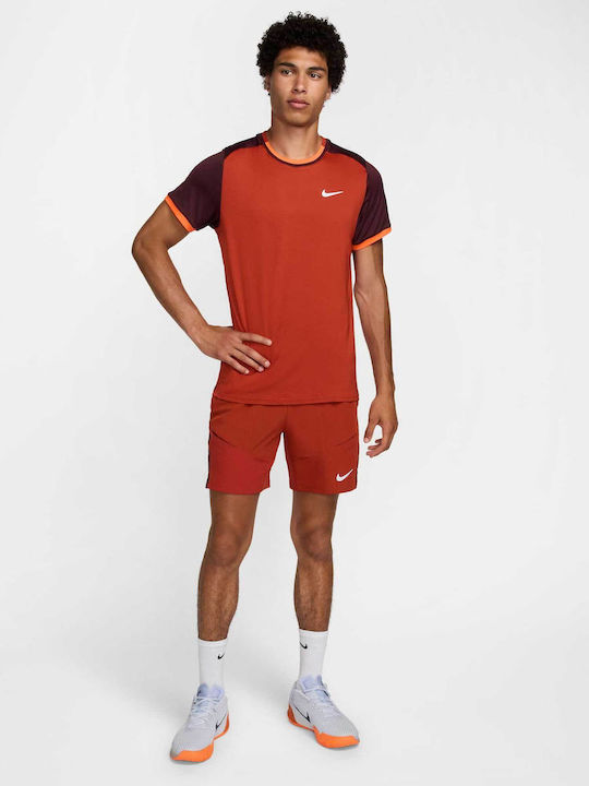 Nike FD5320-626 Men's Red Tennis Blouse