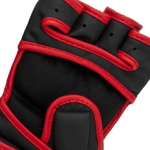 Tap Out Crafton960004 Ръкавици За Тренировка Mma Синтетична Кожа 1 Чифт Черни С Червен Печат