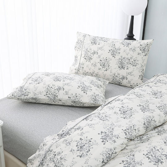 Liolios Home Σετ Υπέρδιπλο 4τμχ 245x270εκ. Γκρι Liolios Home Σετ Υπέρδιπλο 4τμχ 245x270εκ. Γκρι
