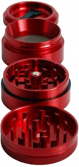 Elemente Mühle Kleine Rote 4-teilige Aluminium 49mm