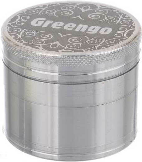 Greengo Мелачка Трифач Сребриста 50mm Алуминий 4 Части