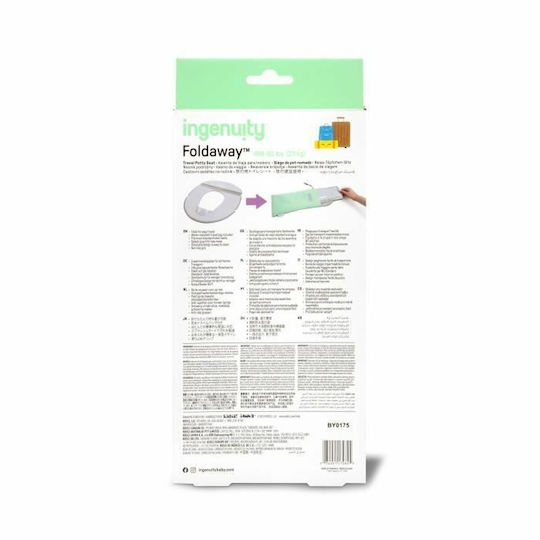 Ingenuity Scaun de Toaletă pentru Copii cu Suprafață Dură Gri