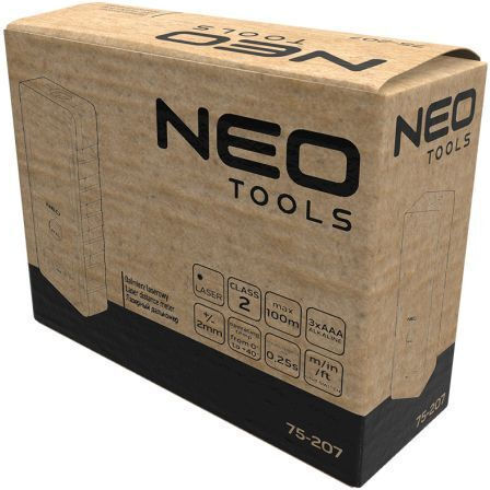 Neo Tools Laser Entfernungsmesser 75-207 mit einer Messreichweite von bis zu 100m