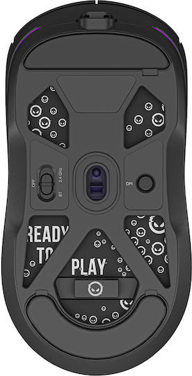 Lorgar MSA10W Wireless RGB Gaming Mouse 12000 DPI Black