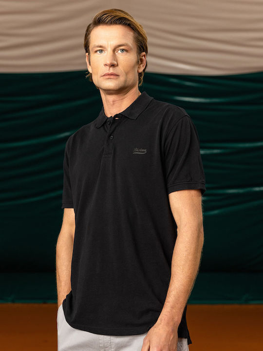 Polo Short Sleeve Blouse Black