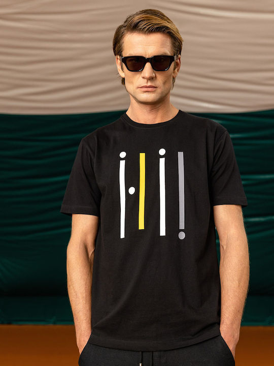 T-shirt Μαύρο