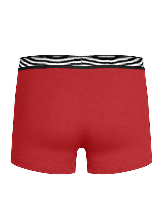 Мъжки боксерки Black, Red, Royal Blue 3Опаковка