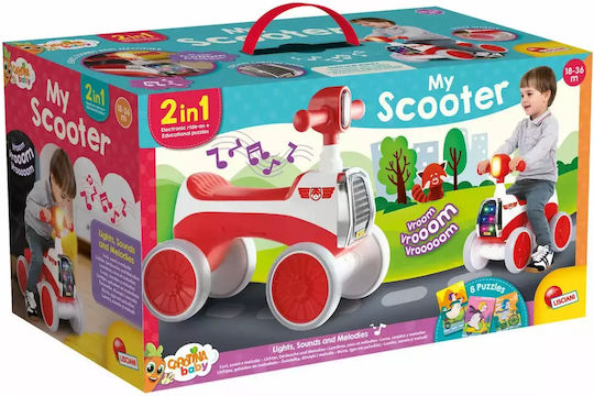 Lisciani Giochi Carotina Ride On Cu Sunete Roșu