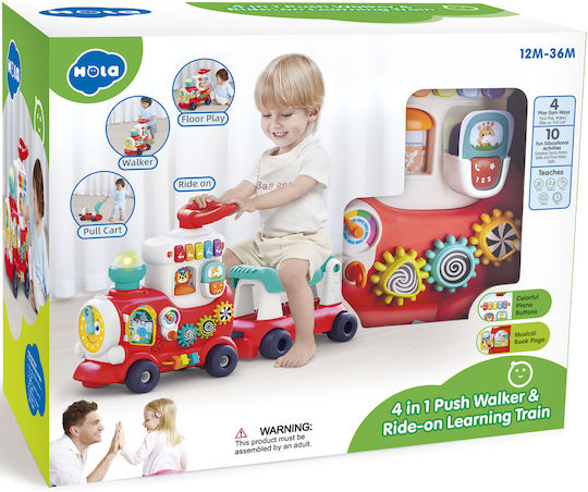 Hola Toys Езда На Влакче За 12+ Месечни Многоцветно