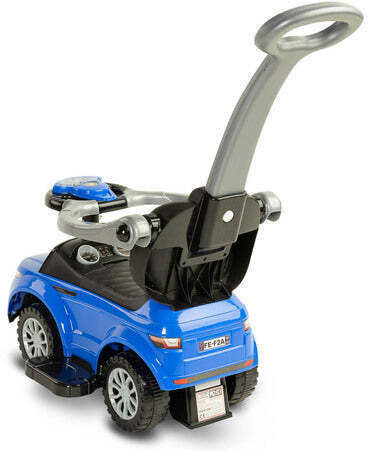 Toyz Ride On Baby Push Walker with Parental Handle for 10+ Months Blue