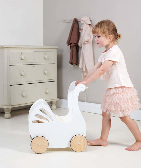 Tender Leaf Toys Количка за 12+ месеца Бяла