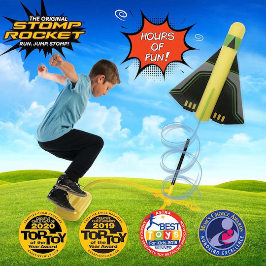 Stomp Rocket Παιχνίδι Ρίψης Στόχου Εξωτερικού Χώρου Looper Plane