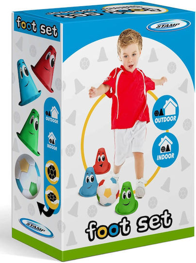 Stamp Играчка Навъншна игра Конуси & Футболна топка