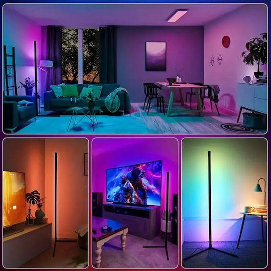 Light4me LED Stehleuchte mit RGB Licht Weiß