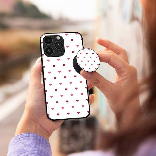 Sonique Pop Socket Κινητού Heart White
