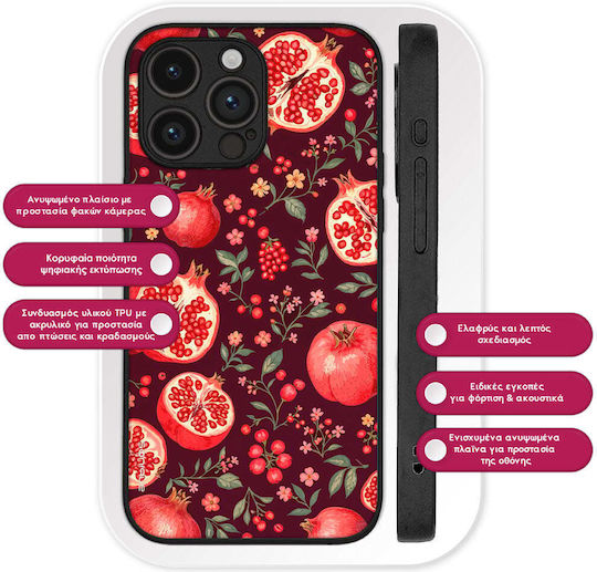 Handyhülle Sonique Fruit Series Motorola Edge 50 5G Rosa