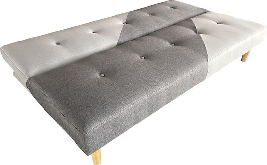 Nerissa Canapea Cu Trei Locuri Pat Gri 178x87x78cm