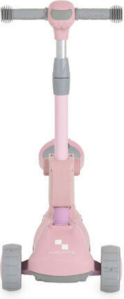 Byox Kids Scooter Foldable Checkmate 3-Wheel with Seat for 3+ Years Lace Pink
