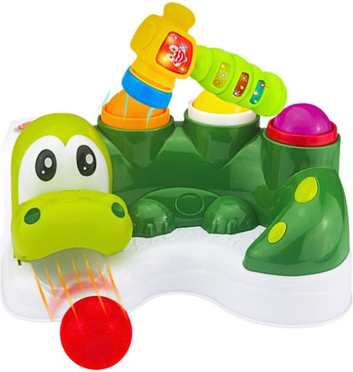 Lean Toys Spiel mit Hammer mit Licht und Geräuschen für 12++ Monate