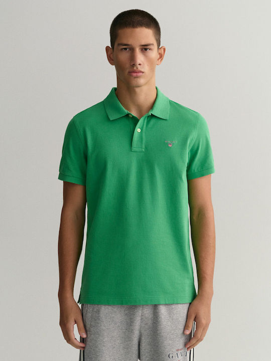 Polo Kurzarmbluse Grün