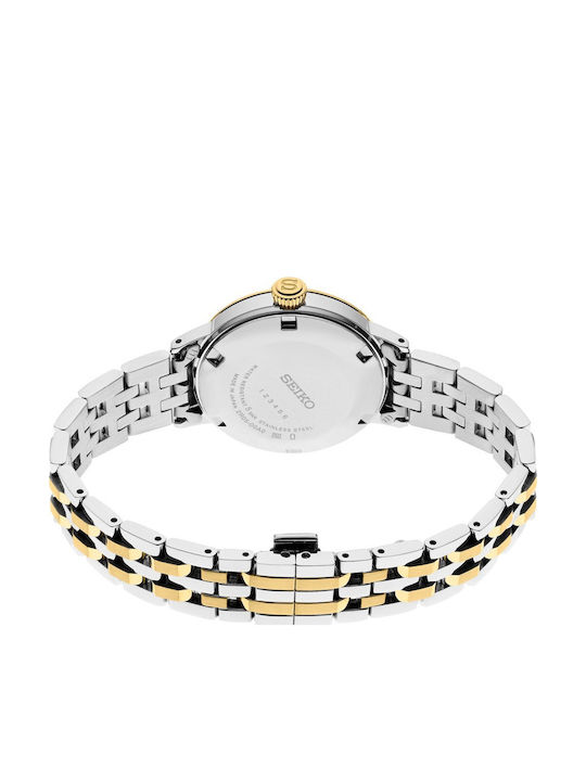 Seiko Presage Men's Automatic Watch with Silver Metal Bracelet