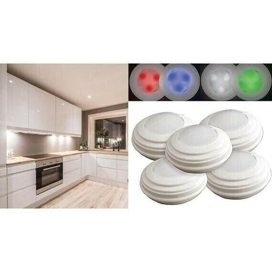 Changing Wireless Led Lights Set 5 Pieces Remote Ll2